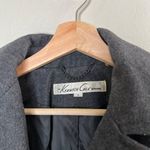 Kenneth Cole  Classic Womens Gray Wool Blend Peacoat Size 6 Photo 2