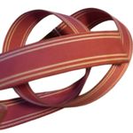 Pink and Tan Belt with Double D Ring Buckle like New Photo 6