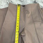 Ann Taylor  Tan Wide Leg Pants Pull On Stretch Size small high rise career office Photo 2