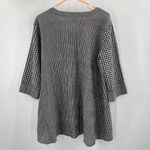 Habitat Tunic Top Small Lagenlook Art To Wear Artsy Gingham Mixed Checks Funky Photo 1