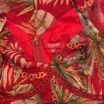 Guess Red Tropical Print Mini Dress Photo 2