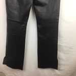Cache 100% Leather Black Flair Wide Hem High Waist Pants 4 Photo 5
