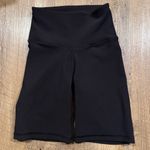TNA by Aritzia Ribbed Long Biker Shorts Black Size XXS Photo 1