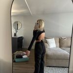 SheIn Cropped Top Black Long Sleeve Photo 3