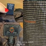 The Limited VINTAGE 1990'S  BROWN & BLUE WOOL BLEND HOUNDSTOOTH BLAZER (S) Photo 11