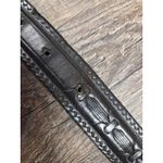 Echt Leder Leather Black Genuine Leather Women's Belt Made in Italy Large Photo 8