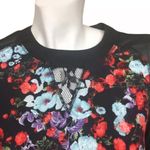 BCBGeneration Black Floral Top Photo 2