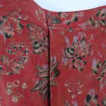 Christopher & Banks Vtg 90s Floral Button Down Shirt Jacket Womens Shacket Western Stretch Size L Photo 4