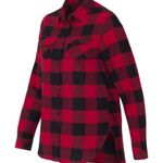Burnside buffalo print maids of honor flannel shirt long sleeve wedding medium Photo 1