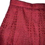 Hutch ‎ red textured with red flowers full skirt 10 Photo 1