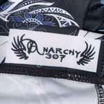 Anarchy 307 Womens Leggings Feather Print Athletic Yoga Ankle Length Blue Small Photo 8