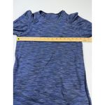 Lululemon long sleeve Ruffle Shoulder Details Top 8 Blue Space Dye Photo 1