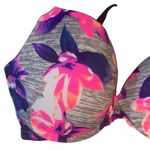 PINK - Victoria's Secret  VS Tropical Floral Wear Everywhere Push-Up Bra Size 32DD Photo 1