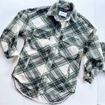 Stradivarius NEW  Plaid Green Shacket Jacket Coat Photo 2