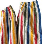 We The Free Ridley Baja Pull-On Barrel Trousers Striped Multicolor L Photo 8