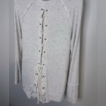 Knox Rose  White Speckled Long Sleeve Tee Size Medium Photo 2