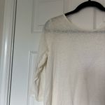 J.Crew  Tie-Back Tee Shirt Cream Colored Three Quarter Length Sleeves Sz XS Photo 1