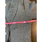 Royal Robbins  Sweater Women Large Chunky Knit‎ Cardigan Cozy Gray Smoky Teal Photo 8