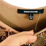 Wow Couture  Sequin Cocktail Mini Dress Size Large Photo 1