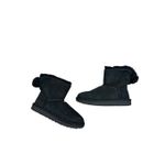 UGG  Arielle Bailey Fur Bow Short Boots black winter sheepskin furry women’s 7 Photo 1