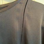 Eileen Fisher Black Short Sleeved Silky Blouse Photo 3