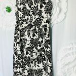 Lafayette 148 Dress Women's Size 2 Black White Floral Sleeveless Cotton Lined Photo 5