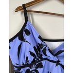 MiracleSuit NWT Womens Blue Black Tankini Top Sz 20W Tummy Control Floral Swim Photo 1