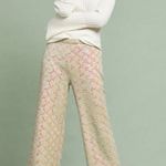 Anthropologie Ett Twa Showstopper Sequined Wide Leg Crop Pants Women's Size 0 Photo 0