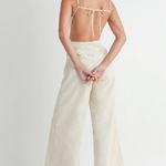 These Three Boutique Flower Linen Romper Photo 2