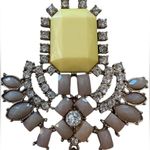 EXPRESS Vintage Look Stone & Rhinestone Pendant Necklace Photo 2
