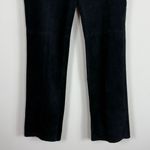 Caslon NWT 100% Genuine Leather Flare Pants in Black Size 8 Photo 3
