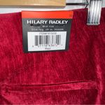 Hilary Radley Pants Women's Red Medium 29 Inseam Mid-Rise Faux Suede Pull On NEW Photo 3