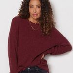 Pistola  Distressed Cotton Crewneck in Cherry Black Marl Size XL NWOT Photo 0