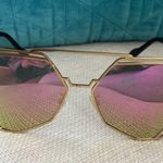 SUPER LOVERS made in Japan sunglasses vintage hexagon Black Photo 3