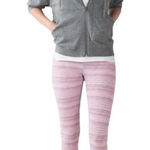 Lululemon Leggings Wunder Under Luxtreme Cyber Stripe Pink Menthol Size 4 rare Photo 0