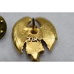 TBN Vintage Gold Tone Small Guardian Angel Pin Photo 2