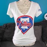 PINK - Victoria's Secret 🎉4 for $20  Philadelphia Phillies Baseball Tee, Medium Photo 0