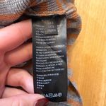 Anthropologie Gray and Orange Striped Off Shoulder Knit Top Photo 3