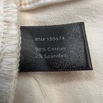 Boston Proper  Cream Off White high Rise Straight Leg Ankle Jeans Size 16 Stretch Photo 8