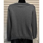 Van Heusen Van Heusen Button Up Olive Green/Gray Argyle Long Sleeve Sweater Size XS Knit Photo 3