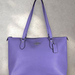 Coach  Leather Gallery Tote Bag Purse In Light Violet Purple CH285 EUC Photo 0