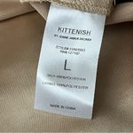 Kittenish Gold Champagne Satin Midi Slip Dress Nye Party Night Out Milkmaid L Photo 6