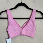 We Wore What NWT  Pink Lilac Unpadded Pullover V-Neck Bra Top XS Photo 4