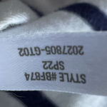 J.Crew Preppy Coastal Nautical Striped Navy & White TShirt Dress Coral Sleeves Photo 9