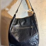 Black leather hobo TANO leather Photo 10
