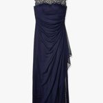 Alex Evenings Navy Gown Size 10 NWT Photo 6