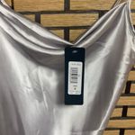 Bebe  Silver Midi Slip Dress Size Small Photo 5