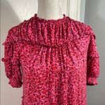 Boden Pink and Red Neck Dress Size 8 Photo 4