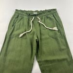 Roxy Olive Linen Blend Wide Leg Lounge Pant XL Photo 1