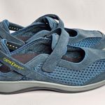 ORTHOFEET 898 Sanibel Mary Jane Sneakers Blue Suede Leather Comfort Womens 7M Size 7 Photo 1